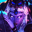 Dark Guardian: Lurker [Front Portrait] Infrared Blue