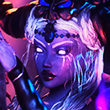 Dark Guardian: Lurker [Portrait Cropped] Infrared Blue