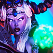 Dark Guardian: Skull Magic [Front Portrait f5] Glam BlurVig
