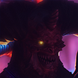 Dark Guardian: Skull Magic [Front Portrait f7] Glam BlurVig