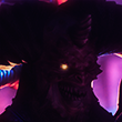 Dark Guardian: Skull Magic [Front Portrait f7] Infrared Blue