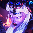 Dark Guardian: Skull Magic [High Portrait] Infrared Blue