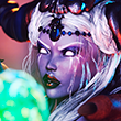 Dark Guardian: Skull Magic [Portrait Cropped] Blur Vignette