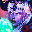 Dark Guardian: Skull Magic [Portrait Cropped] Glam BlurVig