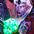 Dark Guardian: Skull Magic [Side Portrait] Blur Vignette