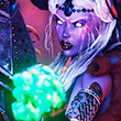 Dark Guardian: Skull Magic [Side Portrait] Glam BlurVig