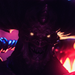 Dark Guardian: Protector [Side Portrait] Infrared Blue